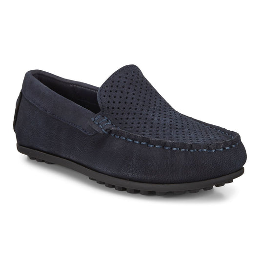ECCO Hybird Moc Shoes Navy Color
