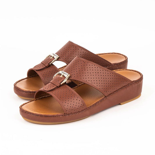 Al Tawash Micro Vet Sandal Brown Color