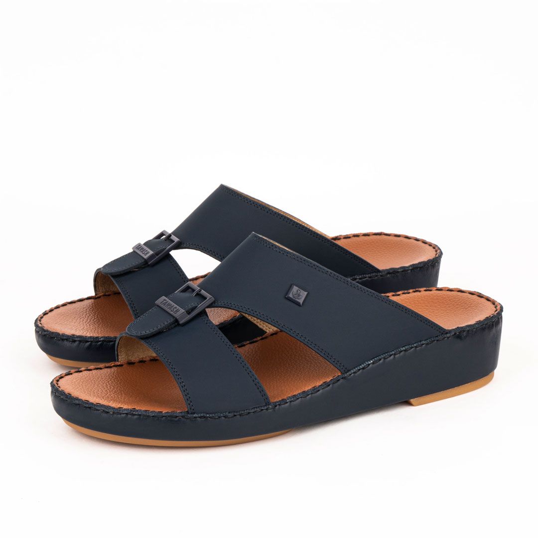 Al Tawash Micro Calf Leather Sandal Koholy Color