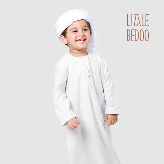 Little Bedoo Emirati Kandora Grey Color