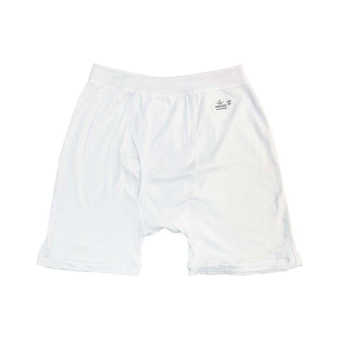 Kibs Boxer The Mikado Cotton Elastic White Color