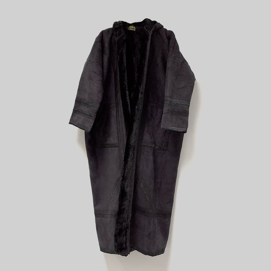 Winter Bisht Black Color