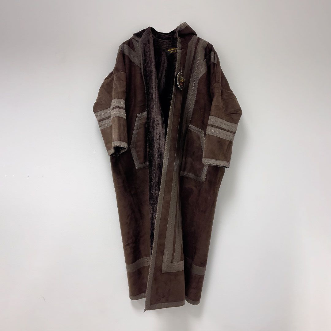 Winter Bisht Dark Brown Color