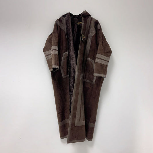 Winter Bisht Dark Brown Color